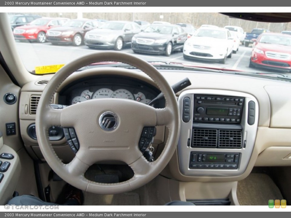 Medium Dark Parchment Interior Dashboard for the 2003 Mercury Mountaineer Convenience AWD #60665445