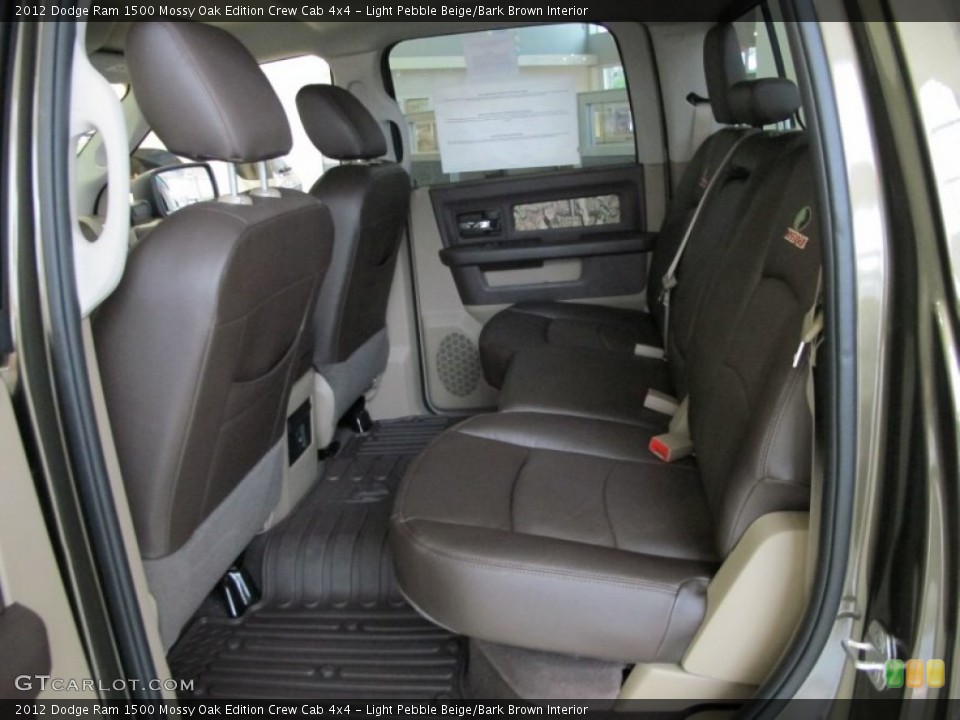 Light Pebble Beige/Bark Brown Interior Photo for the 2012 Dodge Ram 1500 Mossy Oak Edition Crew Cab 4x4 #60666599