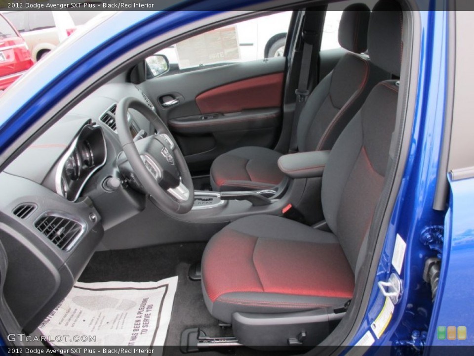 Black/Red Interior Photo for the 2012 Dodge Avenger SXT Plus #60666691