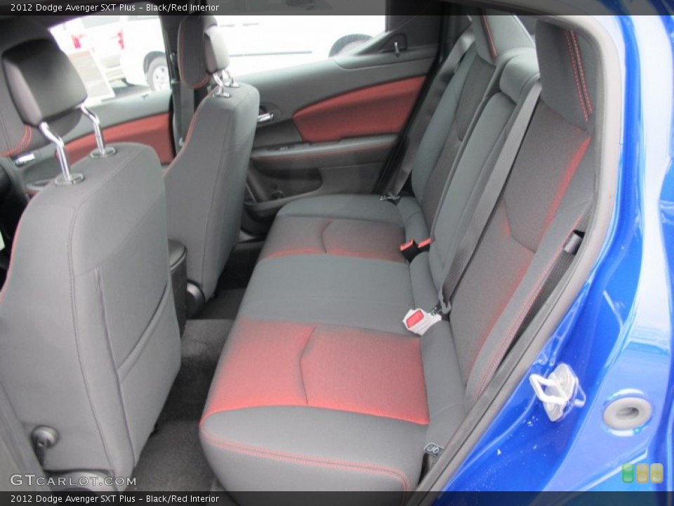 Black/Red Interior Photo for the 2012 Dodge Avenger SXT Plus #60666701