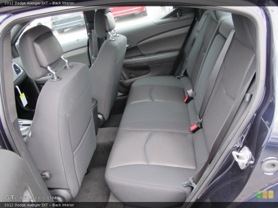 Black Interior Rear Seat for the 2012 Dodge Avenger SXT #60666808