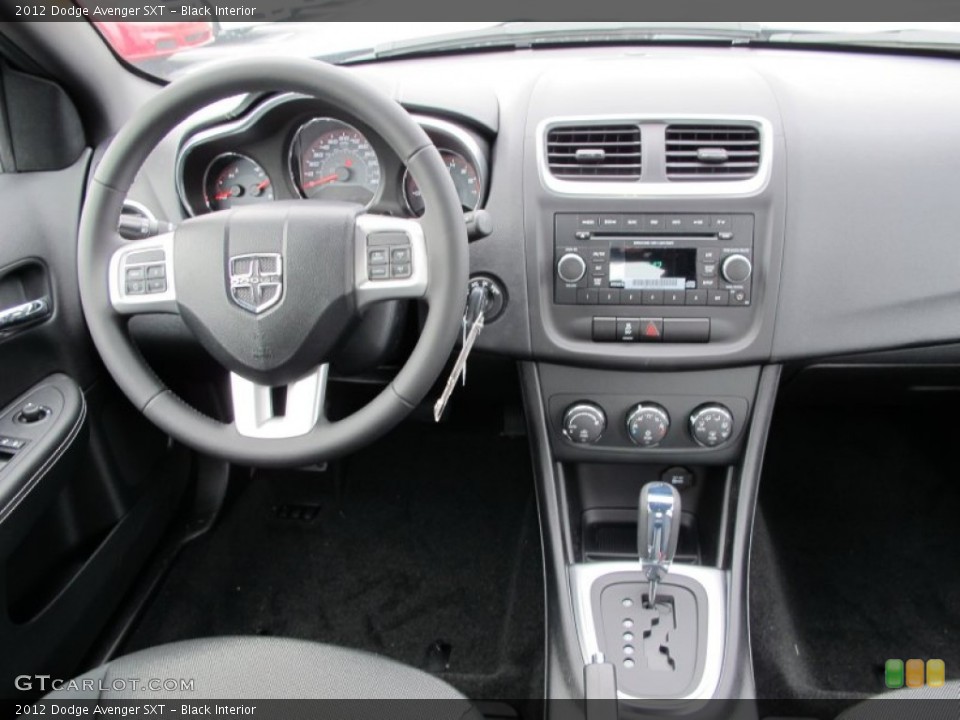 Black Interior Dashboard for the 2012 Dodge Avenger SXT #60666830