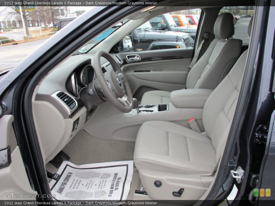 Dark Graystone/Medium Graystone Interior Photo for the 2012 Jeep Grand Cherokee Laredo X Package #60667931