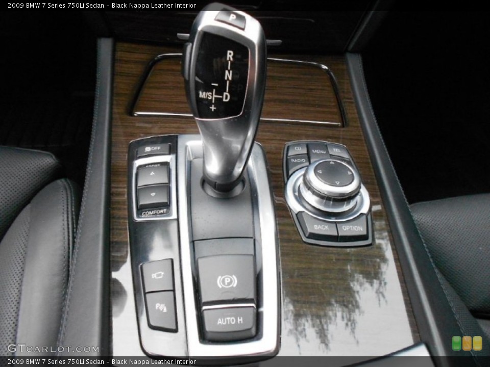 Black Nappa Leather Interior Transmission for the 2009 BMW 7 Series 750Li Sedan #60675602