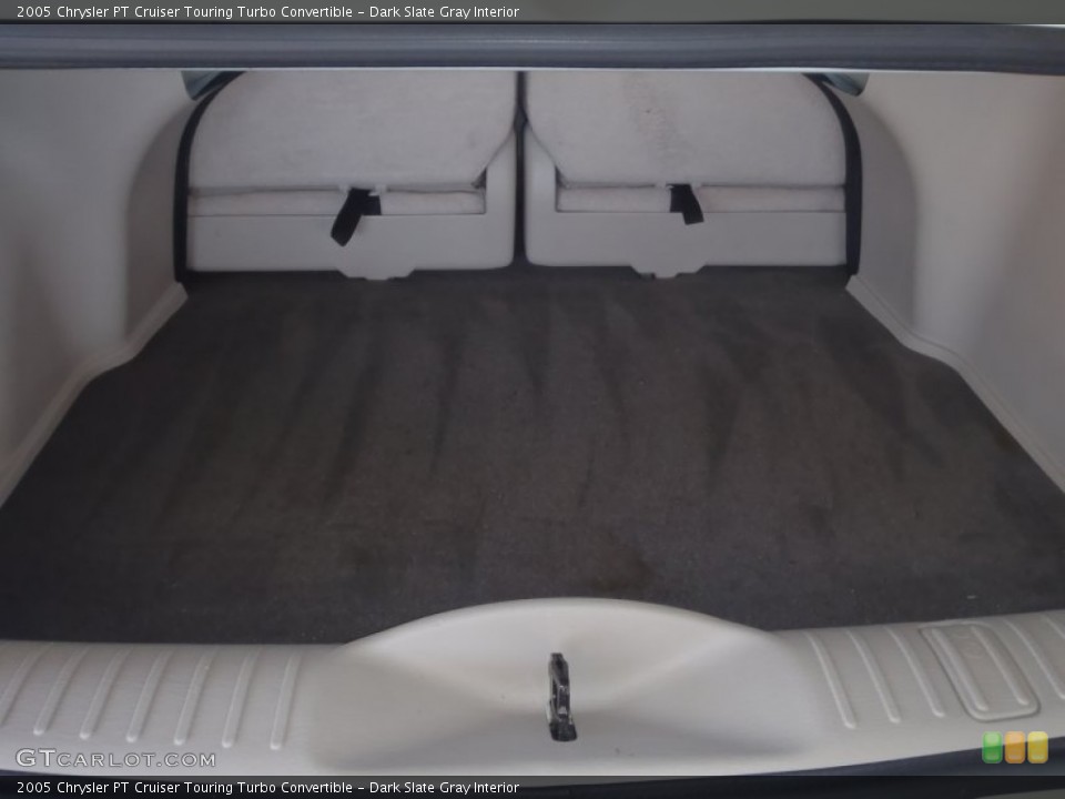 Dark Slate Gray Interior Trunk for the 2005 Chrysler PT Cruiser Touring Turbo Convertible #60676355