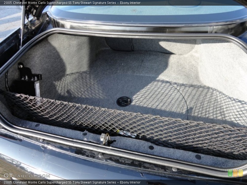 Ebony Interior Trunk for the 2005 Chevrolet Monte Carlo Supercharged SS Tony Stewart Signature Series #60677330