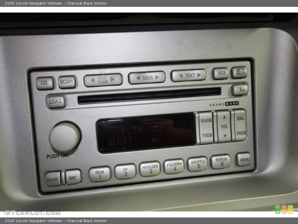 Charcoal Black Interior Audio System for the 2006 Lincoln Navigator Ultimate #60678746