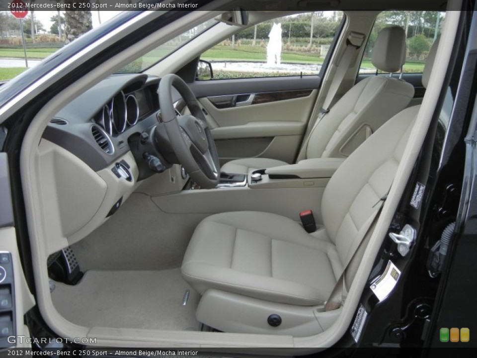 Almond Beige/Mocha Interior Photo for the 2012 Mercedes-Benz C 250 Sport #60679403