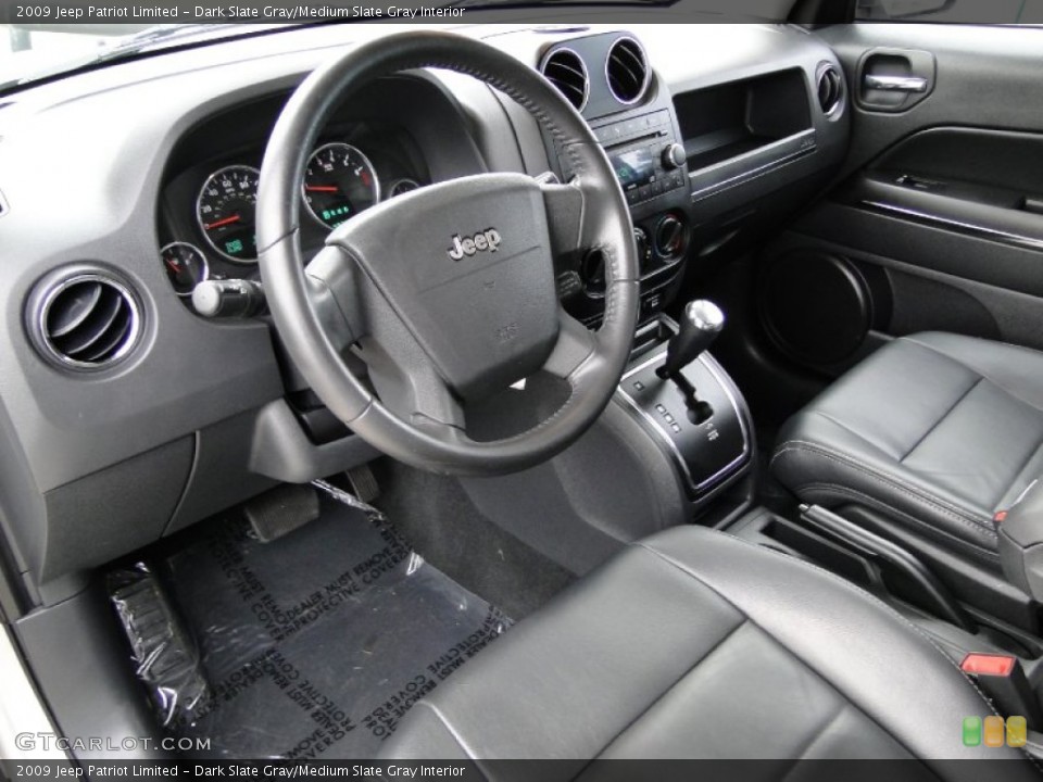 Dark Slate Gray/Medium Slate Gray Interior Photo for the 2009 Jeep Patriot Limited #60685811