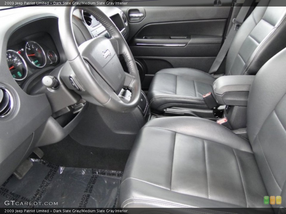 Dark Slate Gray/Medium Slate Gray Interior Photo for the 2009 Jeep Patriot Limited #60685820