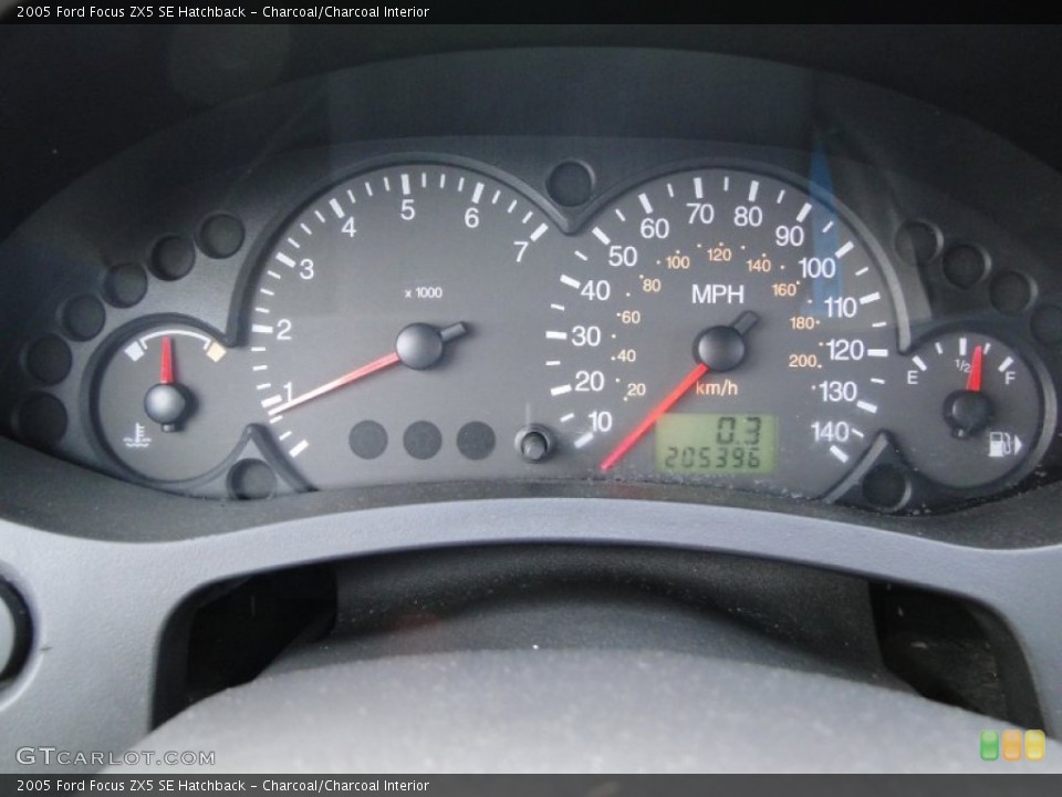 Charcoal/Charcoal Interior Gauges for the 2005 Ford Focus ZX5 SE Hatchback #60686924