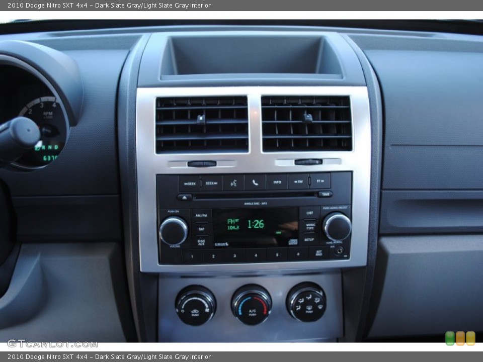 Dark Slate Gray/Light Slate Gray Interior Audio System for the 2010 Dodge Nitro SXT 4x4 #60687995