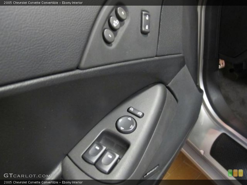 Ebony Interior Controls for the 2005 Chevrolet Corvette Convertible #60688265