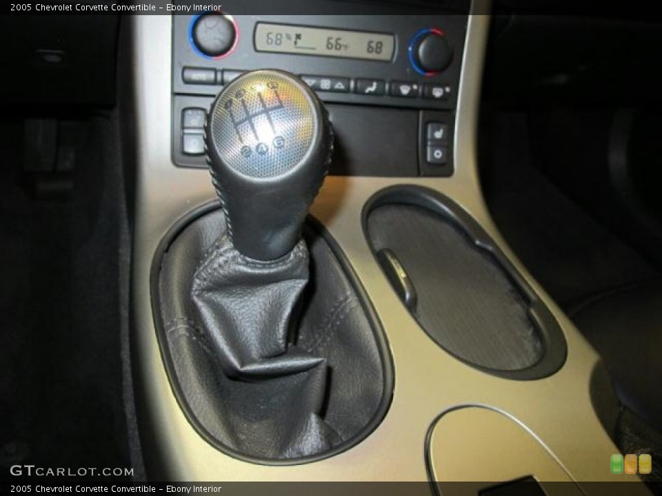 Ebony Interior Transmission for the 2005 Chevrolet Corvette Convertible #60688333