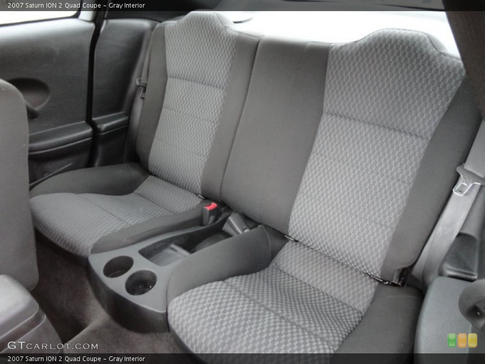 Gray Interior Photo for the 2007 Saturn ION 2 Quad Coupe #60689735