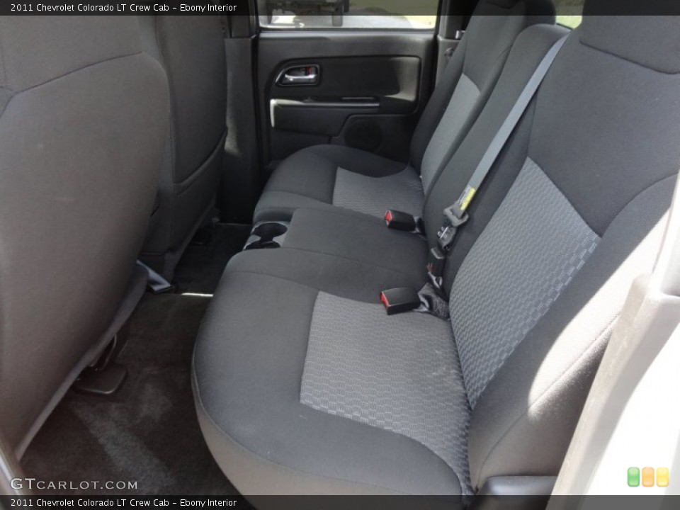 Ebony Interior Photo for the 2011 Chevrolet Colorado LT Crew Cab #60690209