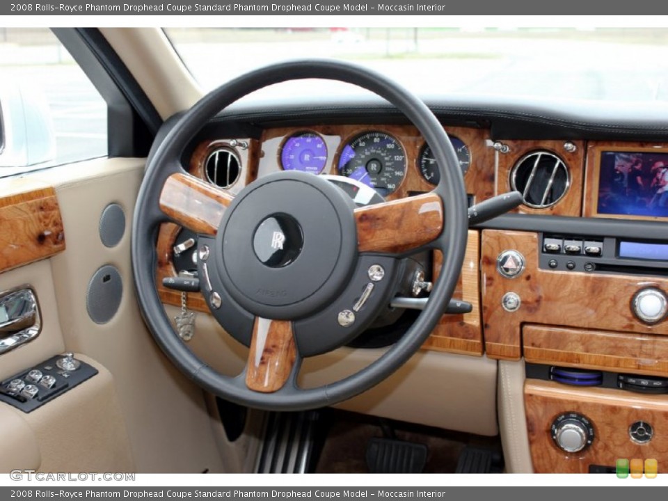 Moccasin Interior Steering Wheel for the 2008 Rolls-Royce Phantom Drophead Coupe  #60692030