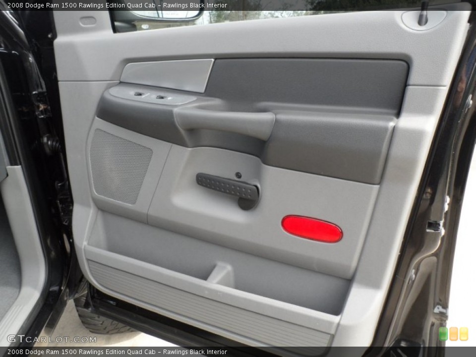 Rawlings Black Interior Door Panel for the 2008 Dodge Ram 1500 Rawlings Edition Quad Cab #60692276