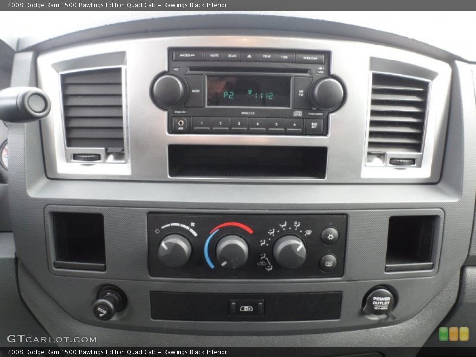 Rawlings Black Interior Controls for the 2008 Dodge Ram 1500 Rawlings Edition Quad Cab #60692357