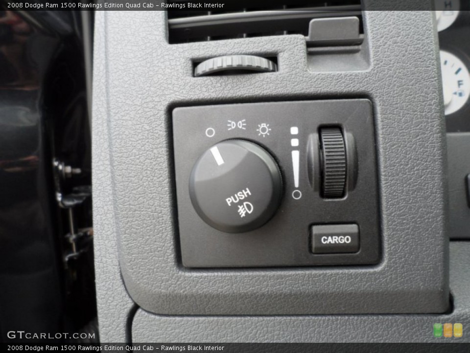 Rawlings Black Interior Controls for the 2008 Dodge Ram 1500 Rawlings Edition Quad Cab #60692398