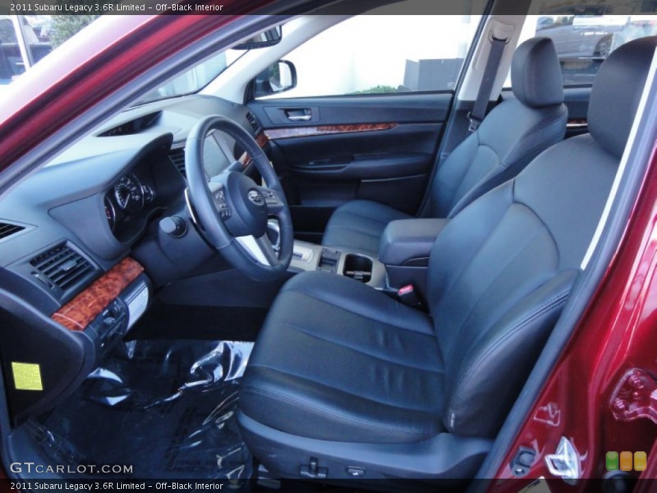 Off-Black Interior Photo for the 2011 Subaru Legacy 3.6R Limited #60692726