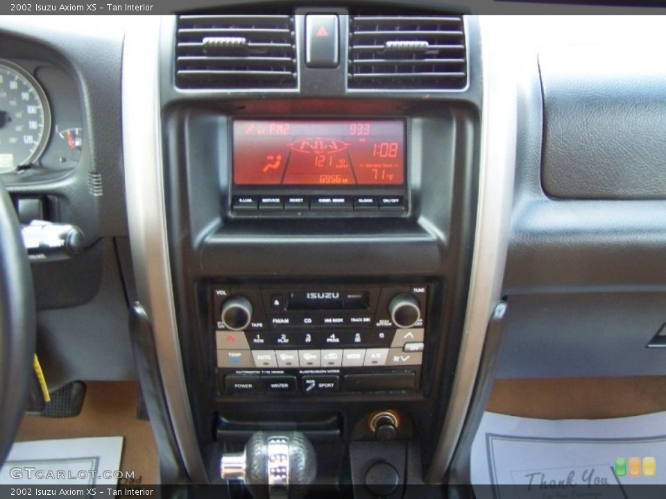 Tan Interior Controls for the 2002 Isuzu Axiom XS #60693485
