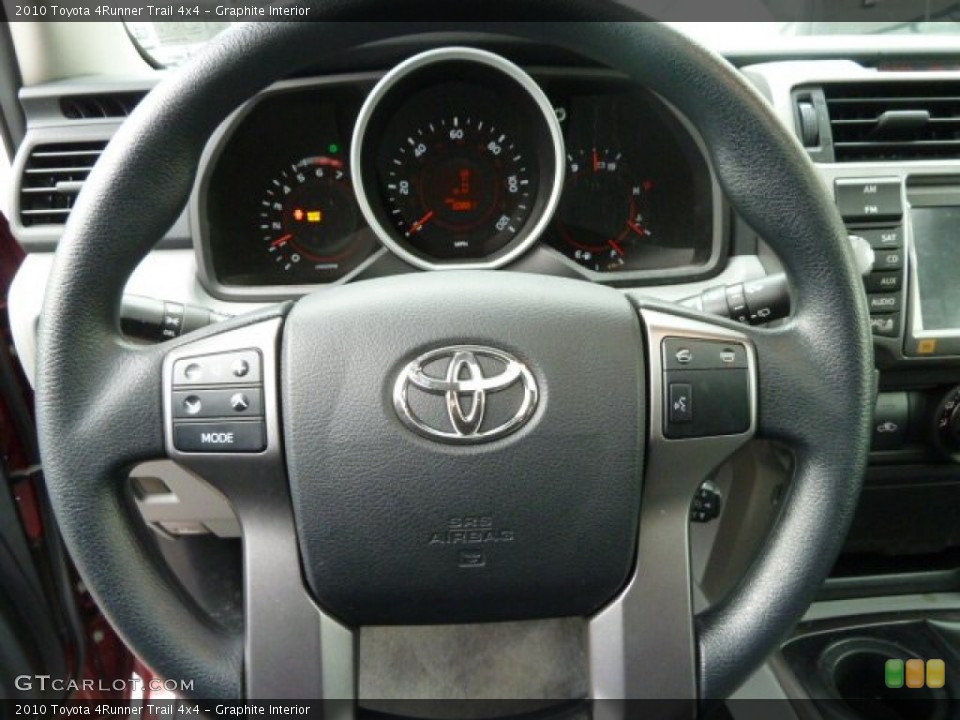 Graphite Interior Steering Wheel for the 2010 Toyota 4Runner Trail 4x4 #60697497