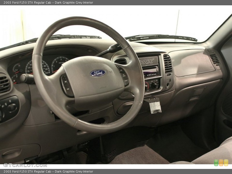 Dark Graphite Grey Interior Dashboard for the 2003 Ford F150 STX Regular Cab #60697768