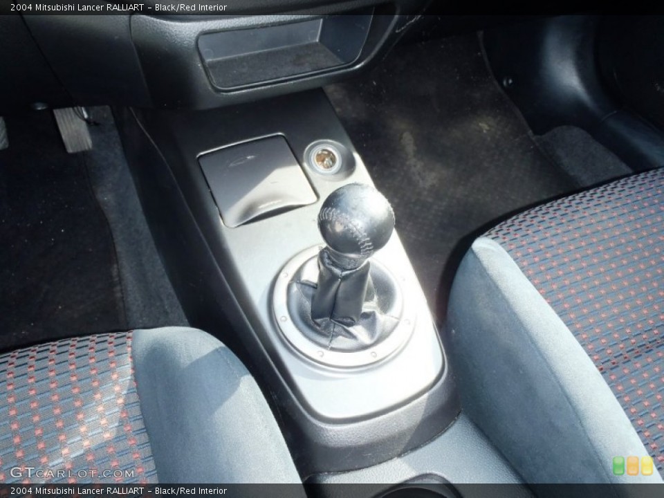 Black/Red Interior Transmission for the 2004 Mitsubishi Lancer RALLIART #60699829