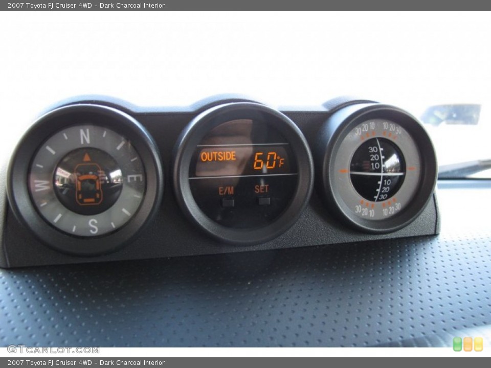 Dark Charcoal Interior Gauges for the 2007 Toyota FJ Cruiser 4WD #60701389