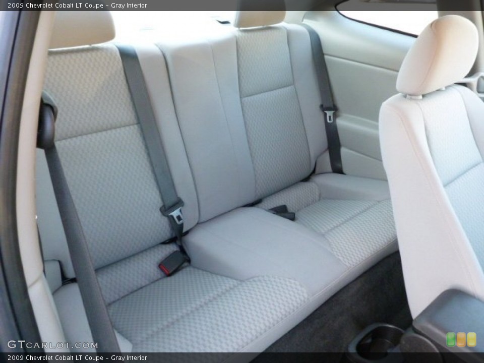 Gray Interior Rear Seat for the 2009 Chevrolet Cobalt LT Coupe #60702235