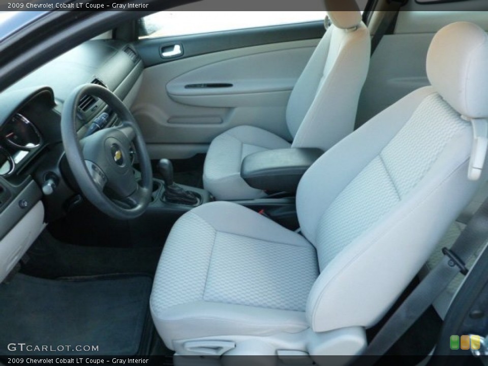 Gray Interior Front Seat for the 2009 Chevrolet Cobalt LT Coupe #60702262