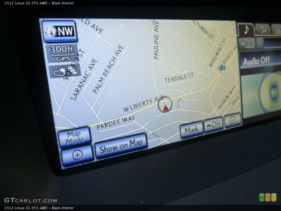 Black Interior Navigation for the 2013 Lexus GS 350 AWD #60704371