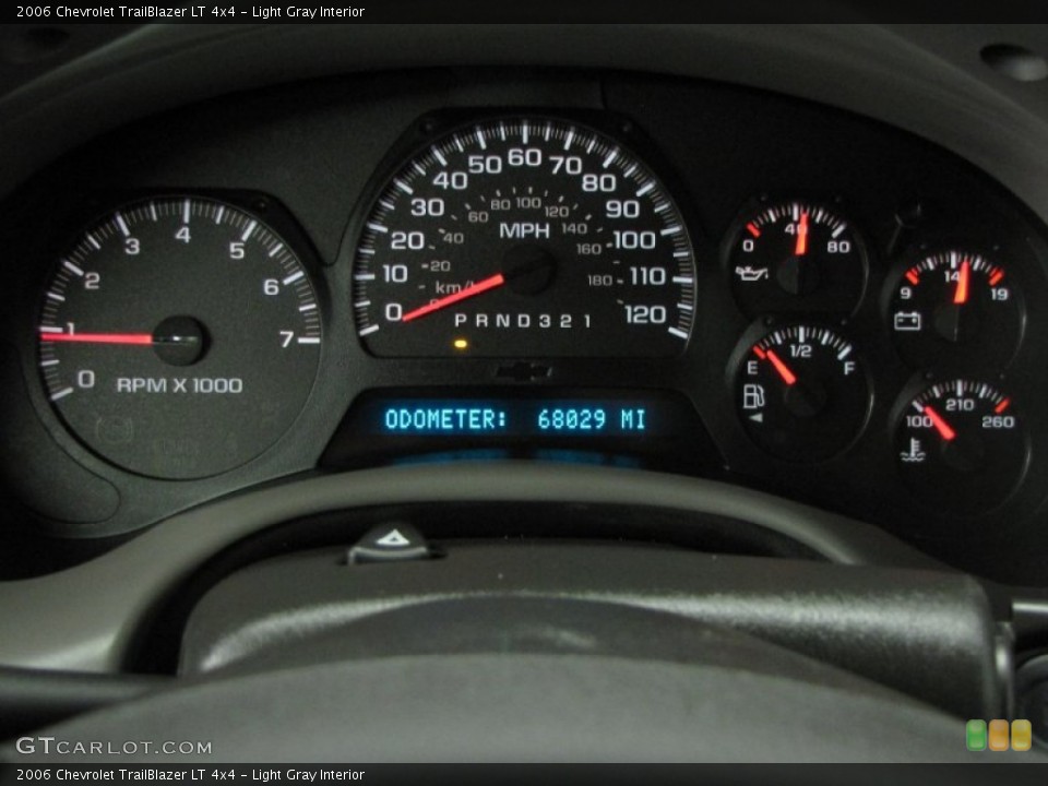 Light Gray Interior Gauges for the 2006 Chevrolet TrailBlazer LT 4x4 #60708146