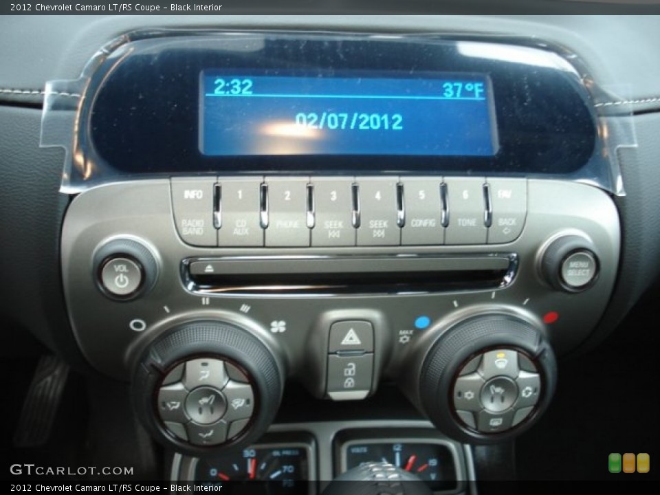 Black Interior Audio System for the 2012 Chevrolet Camaro LT/RS Coupe #60709525