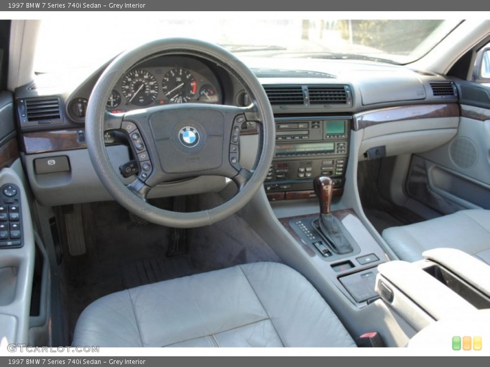 Grey 1997 BMW 7 Series Interiors