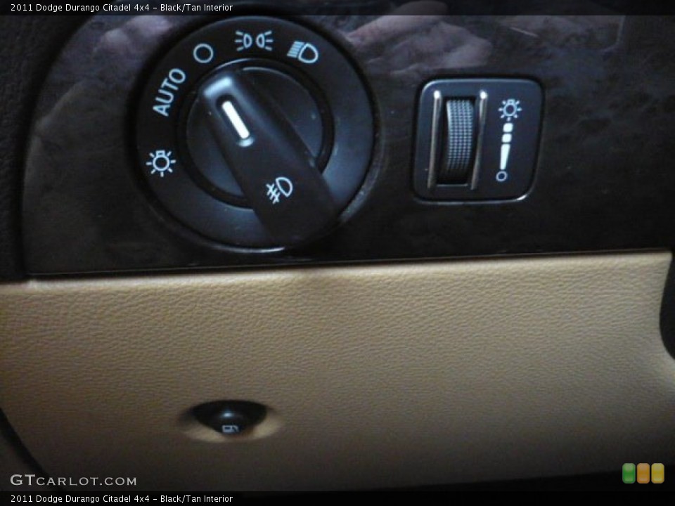 Black/Tan Interior Controls for the 2011 Dodge Durango Citadel 4x4 #60710628