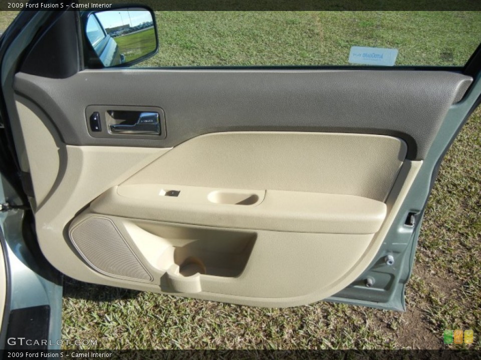 Camel Interior Door Panel for the 2009 Ford Fusion S #60712942