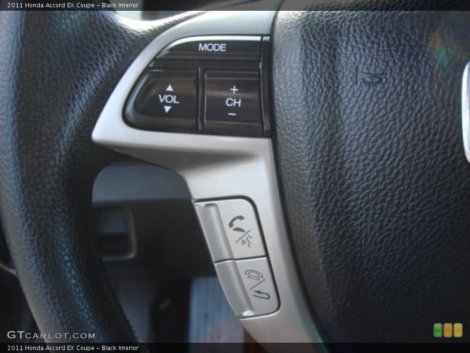 Black Interior Controls for the 2011 Honda Accord EX Coupe #60713653