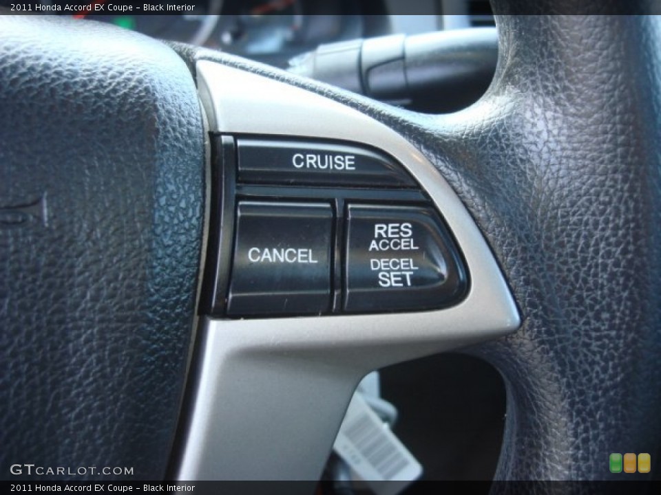 Black Interior Controls for the 2011 Honda Accord EX Coupe #60713662