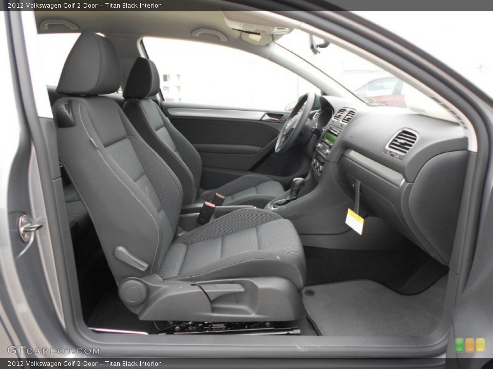 Titan Black Interior Photo for the 2012 Volkswagen Golf 2 Door #60714550