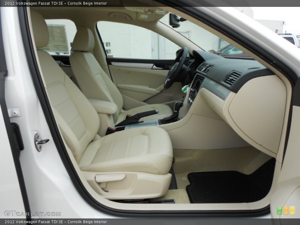 Cornsilk Beige Interior Photo for the 2012 Volkswagen Passat TDI SE #60714751