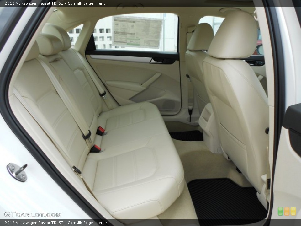 Cornsilk Beige Interior Photo for the 2012 Volkswagen Passat TDI SE #60714760