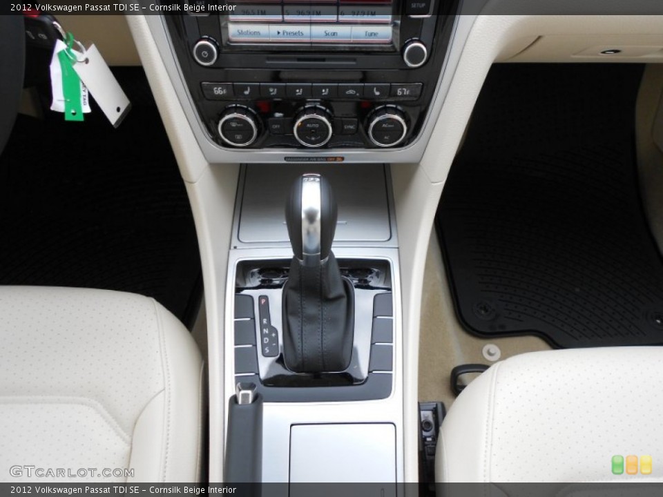 Cornsilk Beige Interior Transmission for the 2012 Volkswagen Passat TDI SE #60714796