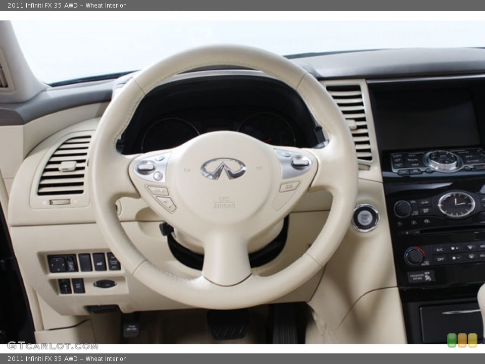 Wheat Interior Steering Wheel for the 2011 Infiniti FX 35 AWD #60716722