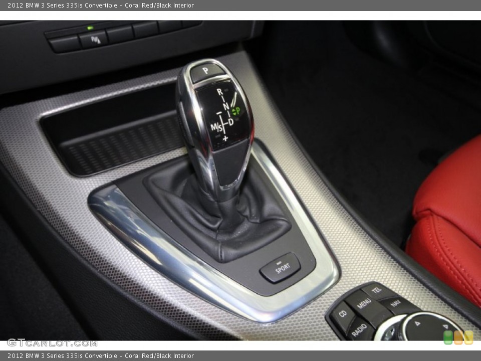 Coral Red/Black Interior Transmission for the 2012 BMW 3 Series 335is Convertible #60721171