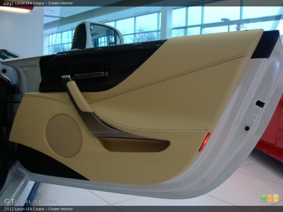 Cream Interior Door Panel for the 2012 Lexus LFA Coupe #60723871