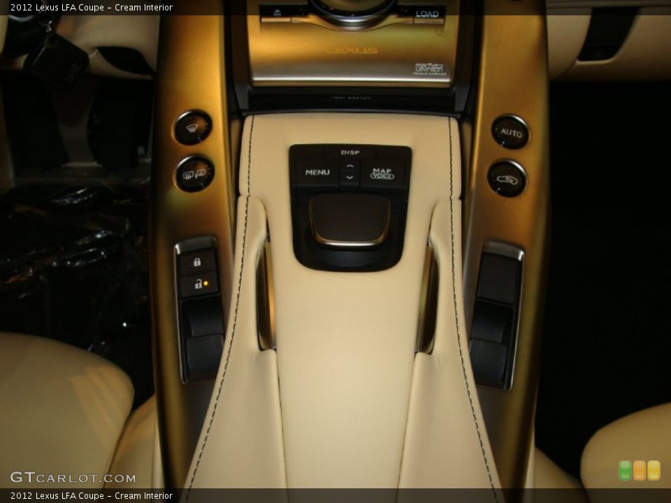 Cream Interior Controls for the 2012 Lexus LFA Coupe #60723952