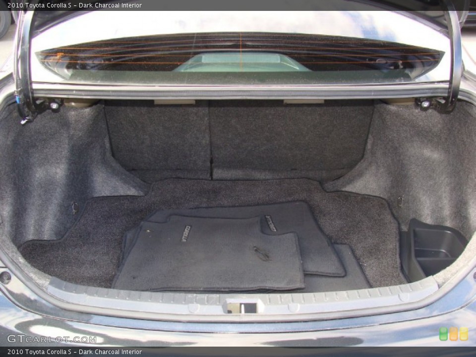 Dark Charcoal Interior Trunk for the 2010 Toyota Corolla S #60724771