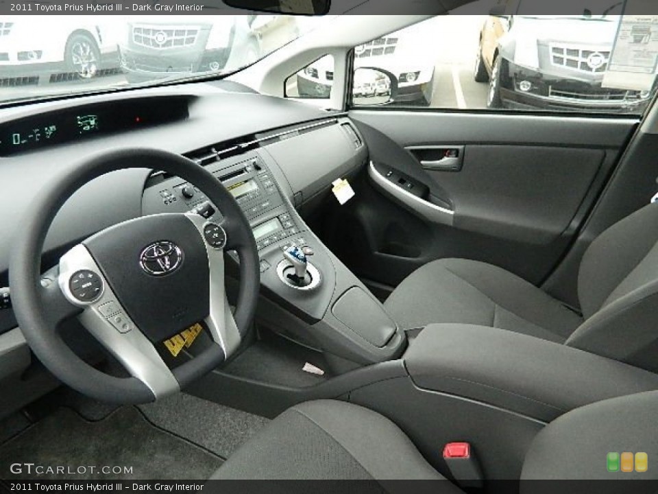 Dark Gray Interior Photo for the 2011 Toyota Prius Hybrid III #60724885